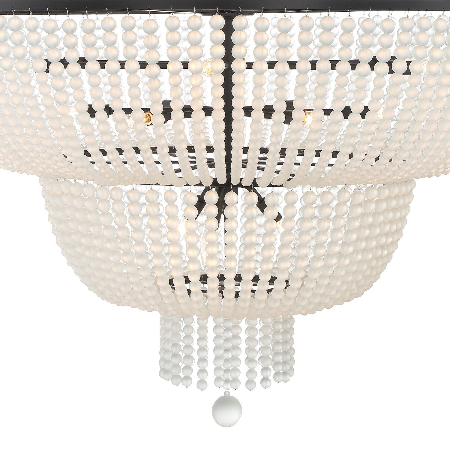 Crystorama - 614-MK - 15 Light Chandelier - Rylee - Matte Black