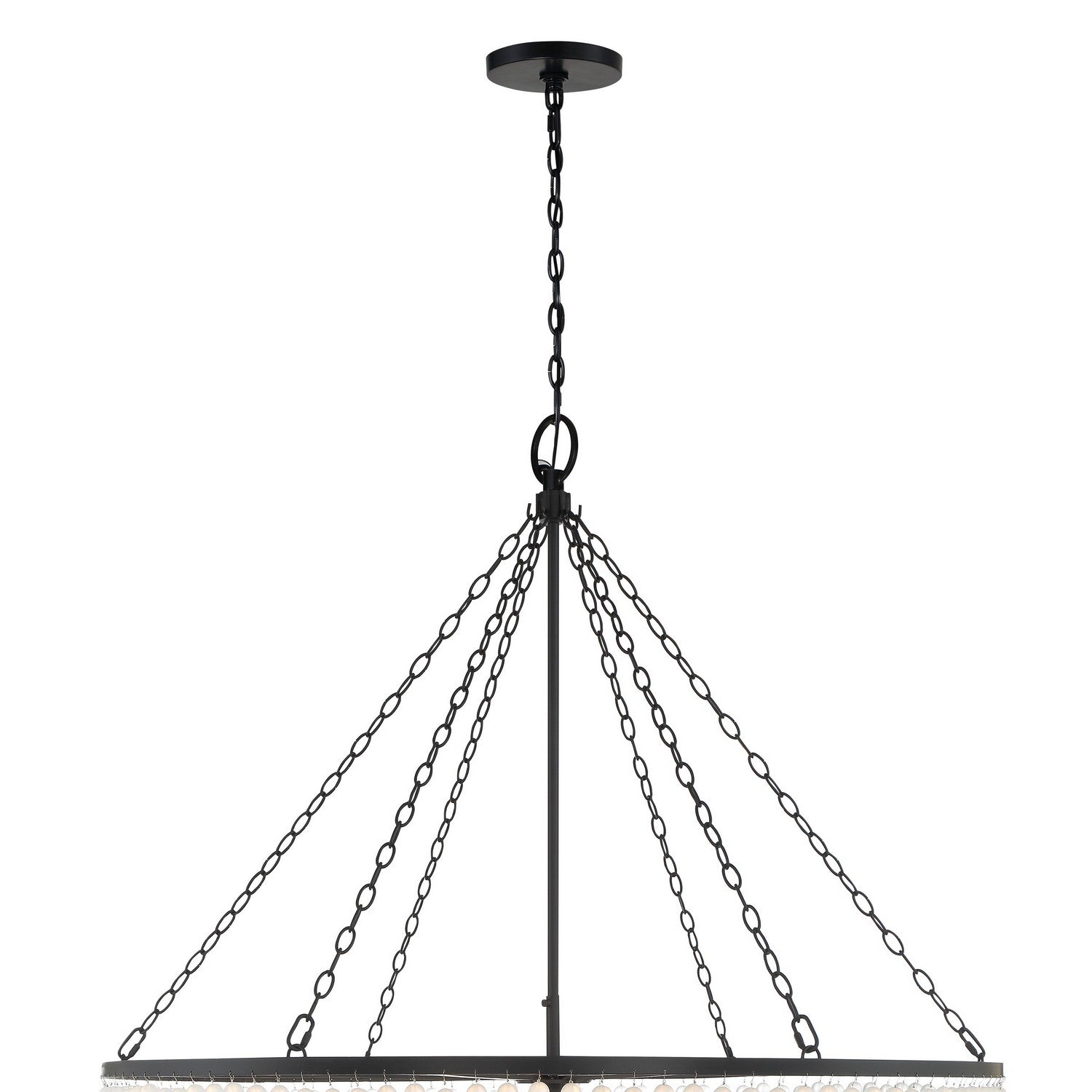 Crystorama - 614-MK - 15 Light Chandelier - Rylee - Matte Black