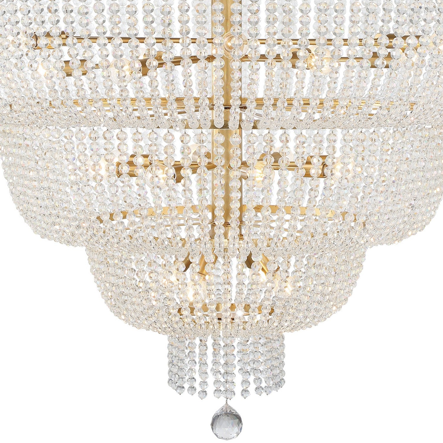 Crystorama - 618-GA - 24 Light Chandelier - Rylee - Antique Gold