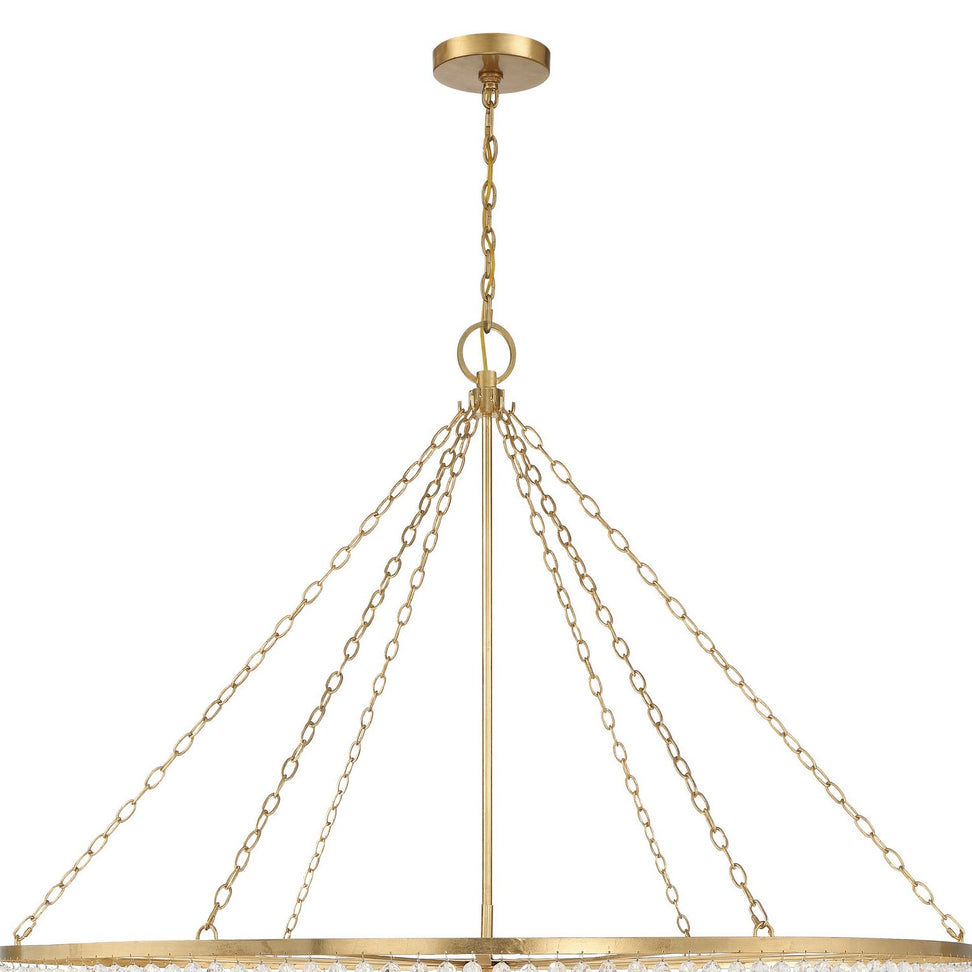 Crystorama - 618-GA - 24 Light Chandelier - Rylee - Antique Gold