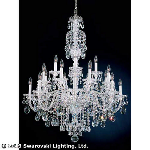 Schonbek - 2998-40S - 20 Light Chandelier - Sterling - Silver