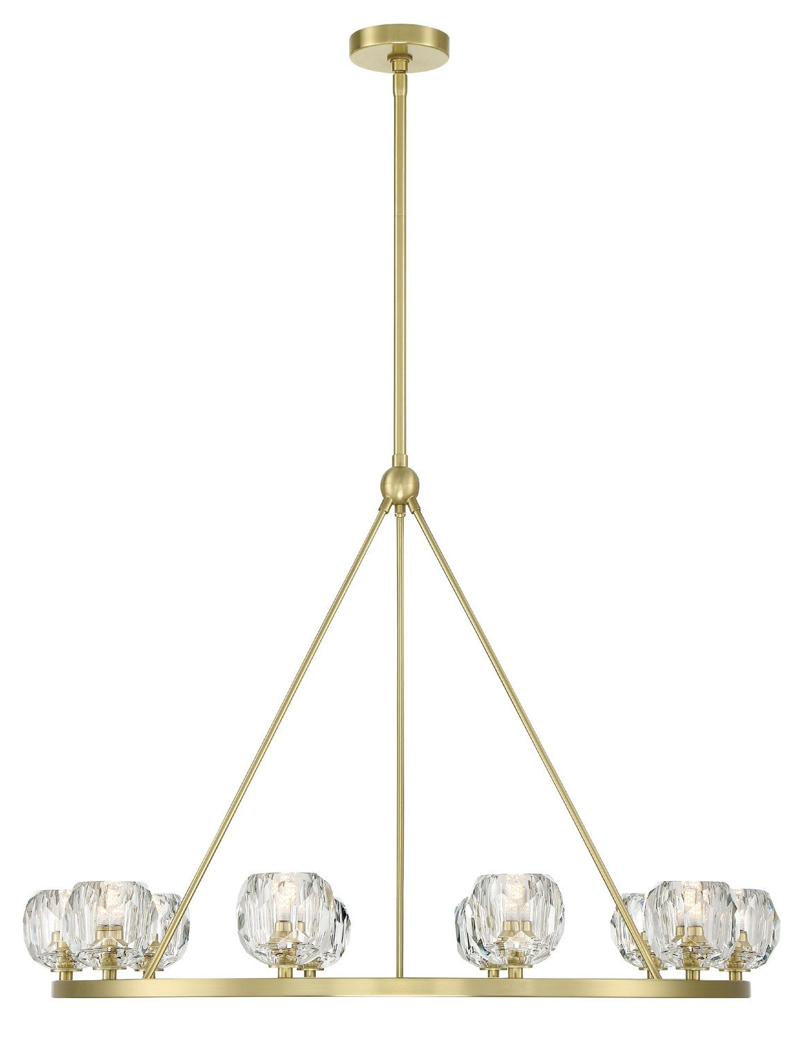 Crystorama - ARA-10265-SB - LED Chandelier - Aragon - Soft Brass