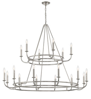 Crystorama - BAI-A2109-PN - 18 Light Chandelier - Bailey - Polished Nickel