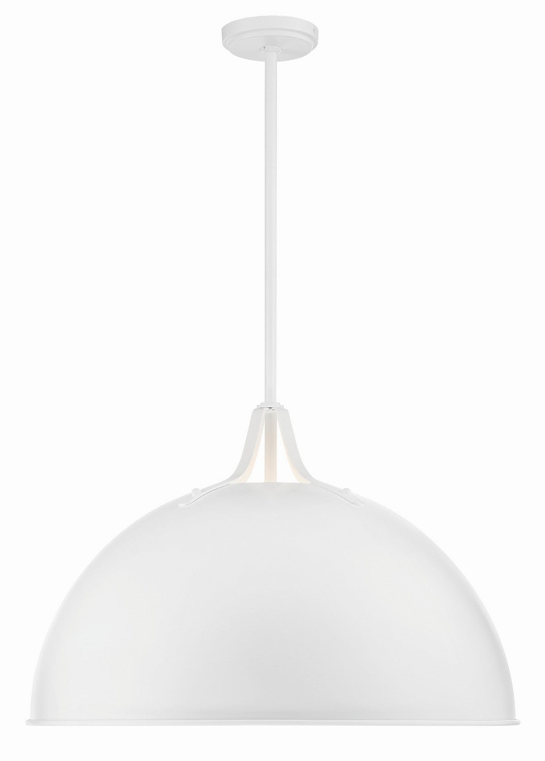 Crystorama - SOT-18017-WH - Three Light Pendant - Soto - White