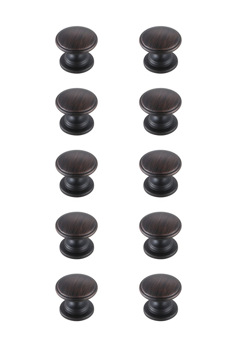 Elegant Lighting - KB2004-ORB-10PK - Knob Multipack (Set of 10) - Kaid - Oil-rubbed Bronze