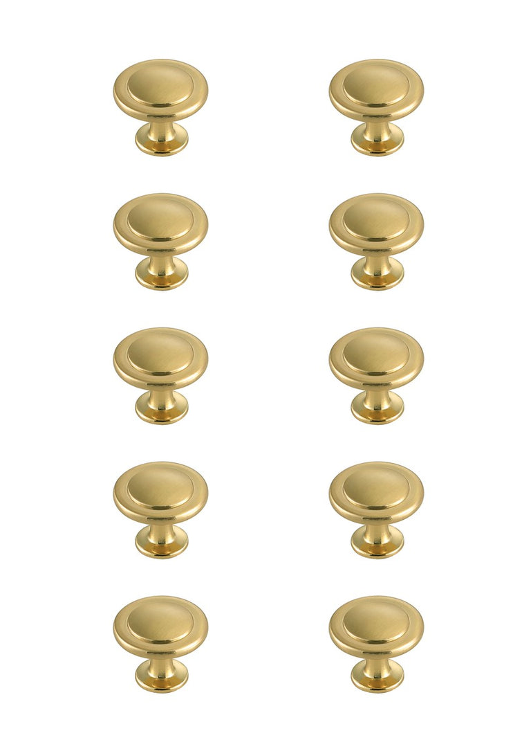 Elegant Lighting - KB2005-GD-10PK - Knob Multipack (Set of 10) - Logyn - Brushed Gold