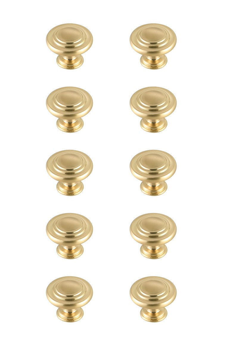 Elegant Lighting - KB2006-GD-10PK - Knob Multipack (Set of 10) - Minu - Brushed Gold