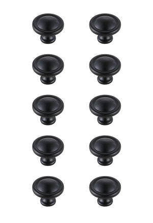 Elegant Lighting - KB2007-MB-10PK - Knob Multipack (Set of 10) - Garlande - Matte Black