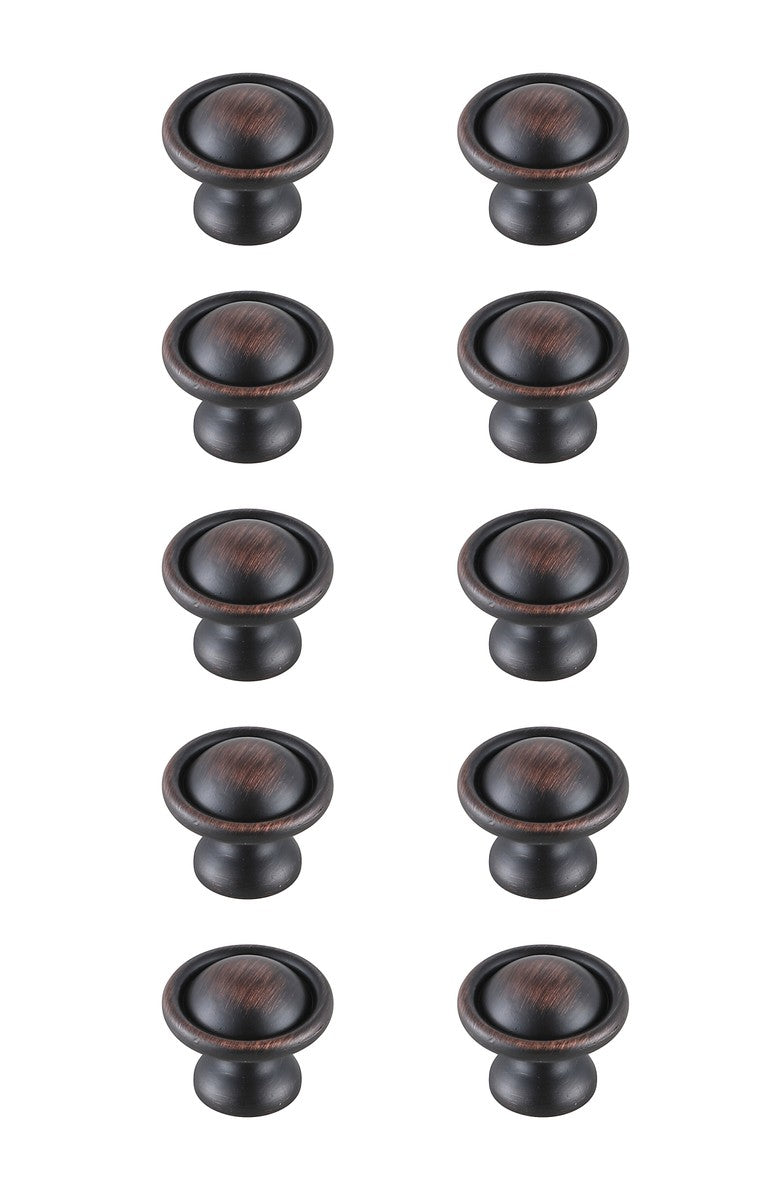 Elegant Lighting - KB2008-ORB-10PK - Knob Multipack (Set of 10) - Kadea - Oil-rubbed Bronze