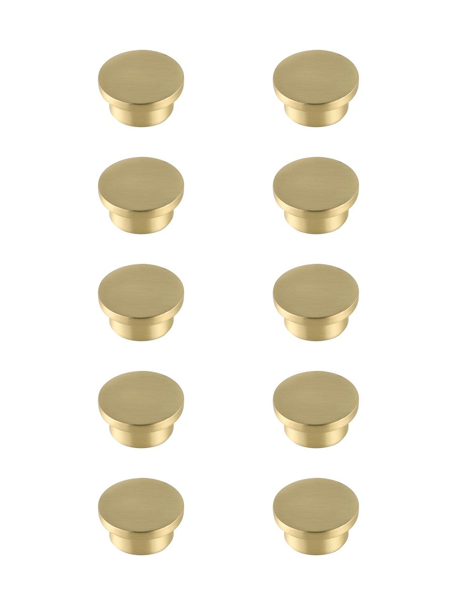 Elegant Lighting - KB2009-GD-10PK - Knob Multipack (Set of 10) - Trovon - Brushed Gold