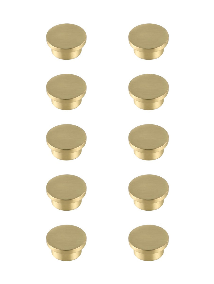 Elegant Lighting - KB2009-GD-10PK - Knob Multipack (Set of 10) - Trovon - Brushed Gold