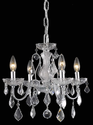 Elegant Lighting - LD2015D17C - Four Light Pendant - Calista - Chrome