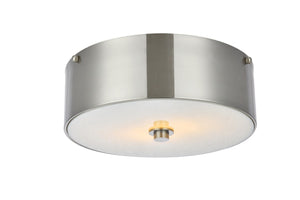 Elegant Lighting - LD6025 - Two light Flush Mount - Hazen - burnished nickel