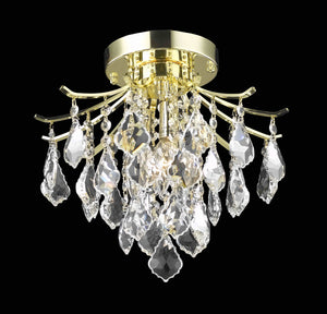 Elegant Lighting - LD8100F12G - Three Light Flush Mount - Amelia - Gold