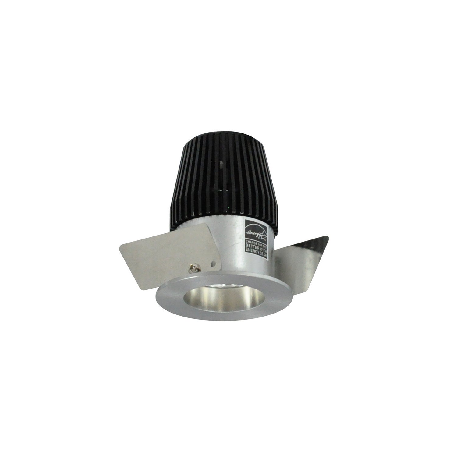 Nora Lighting - NIO-1RNG35XNN - Non-Adjustable Trim - Rec Iolite - Natural Metal Reflector / Natural Metal Flange