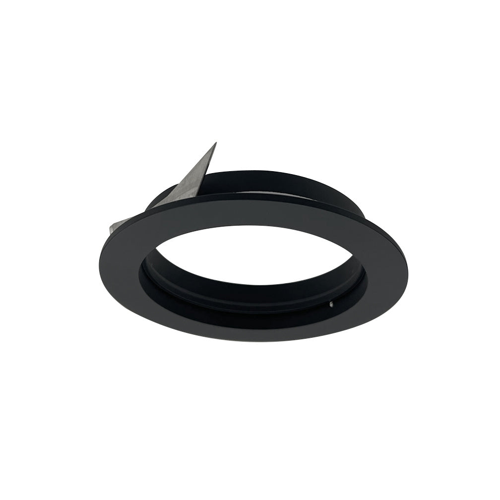 Nora Lighting - NIO-4PRTFABB - Trimless to Flanged Converter Accessory - Rec Iolite - Black