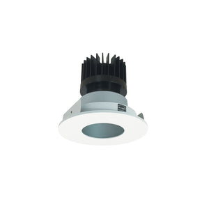 Nora Lighting - NIO-4RPH27XHZMPW/HL - Pinhole Non-Adjustable Trim - Rec Iolite - Haze Pinhole / Matte Powder White Flange