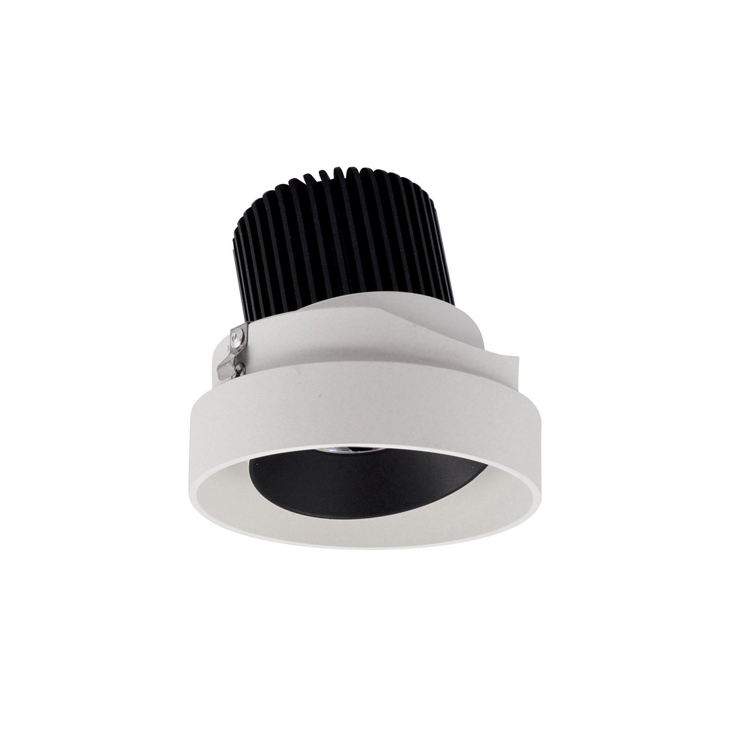 Nora Lighting - NIO-4RTLA40QBW - LED Trimless Adjustable - Rec Iolite - Black Adjustable / White Reflector