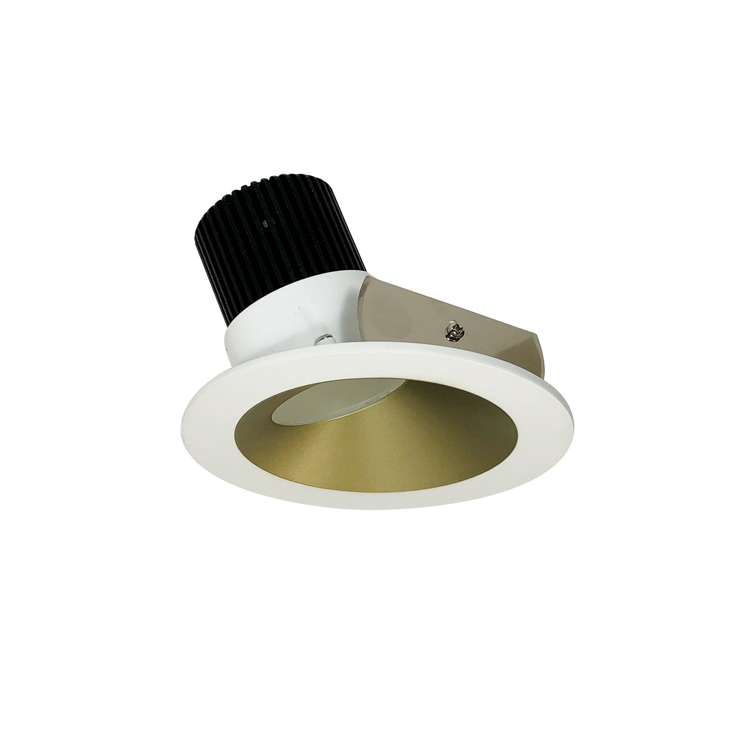 Nora Lighting - NIO-4RW27XCHMPW/10 - LED Wall Wash - Rec Iolite - Champagne Haze Reflector / Matte Powder White Flange