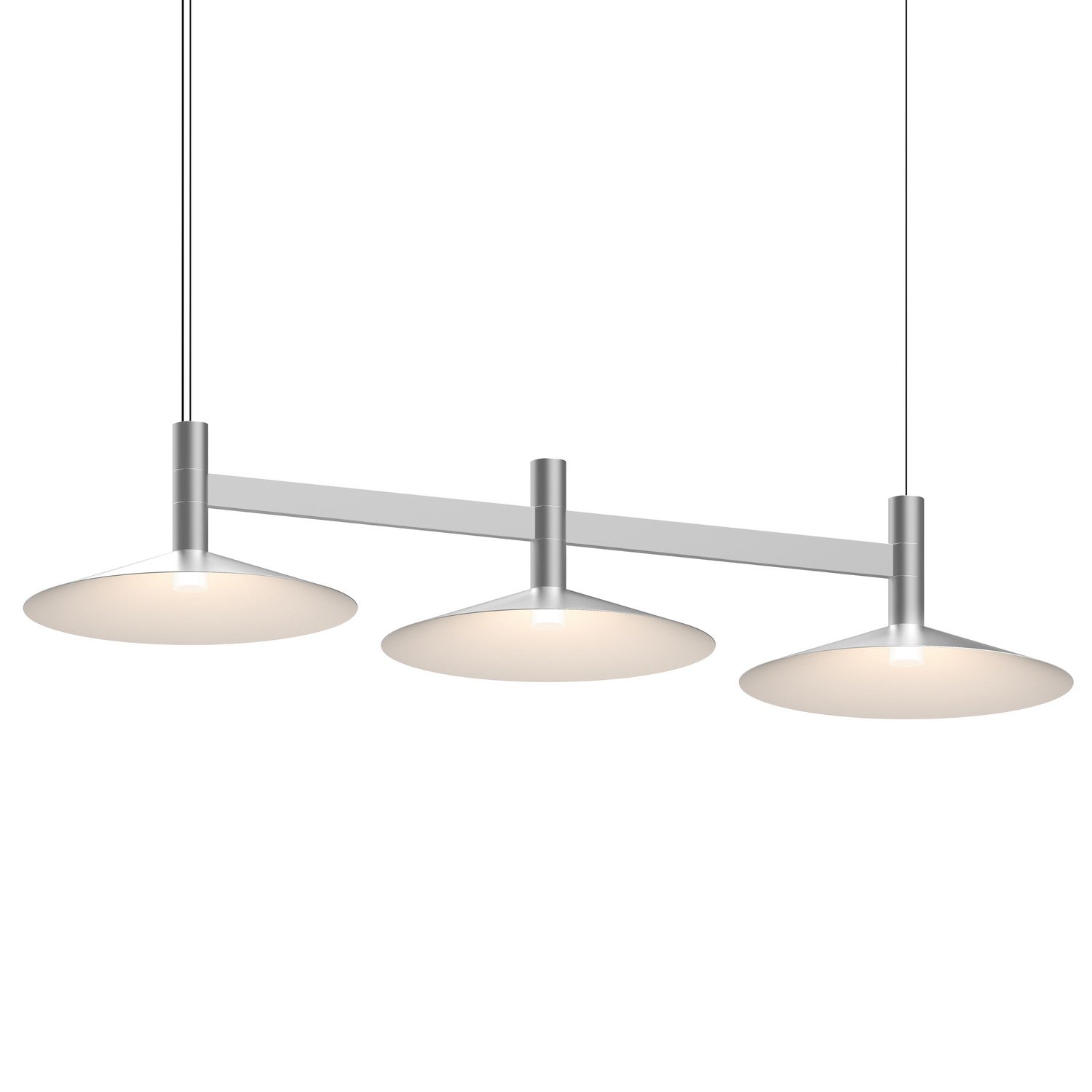 Sonneman - 1783.16-CON - LED Linear Pendant - Systema Staccato - Bright Satin Aluminum