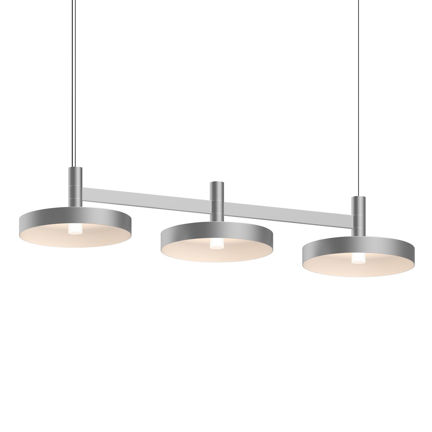 Sonneman - 1783.16-PAN - LED Linear Pendant - Systema Staccato - Bright Satin Aluminum