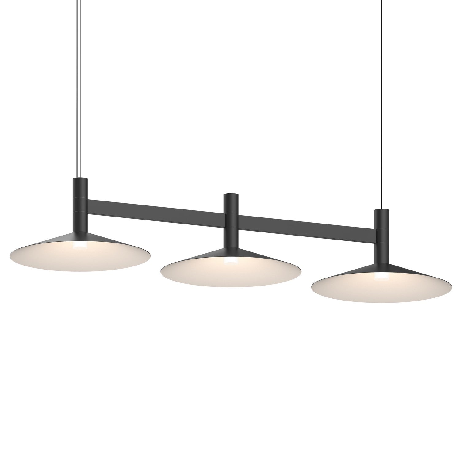 Sonneman - 1783.25-CON - LED Linear Pendant - Systema Staccato - Satin Black