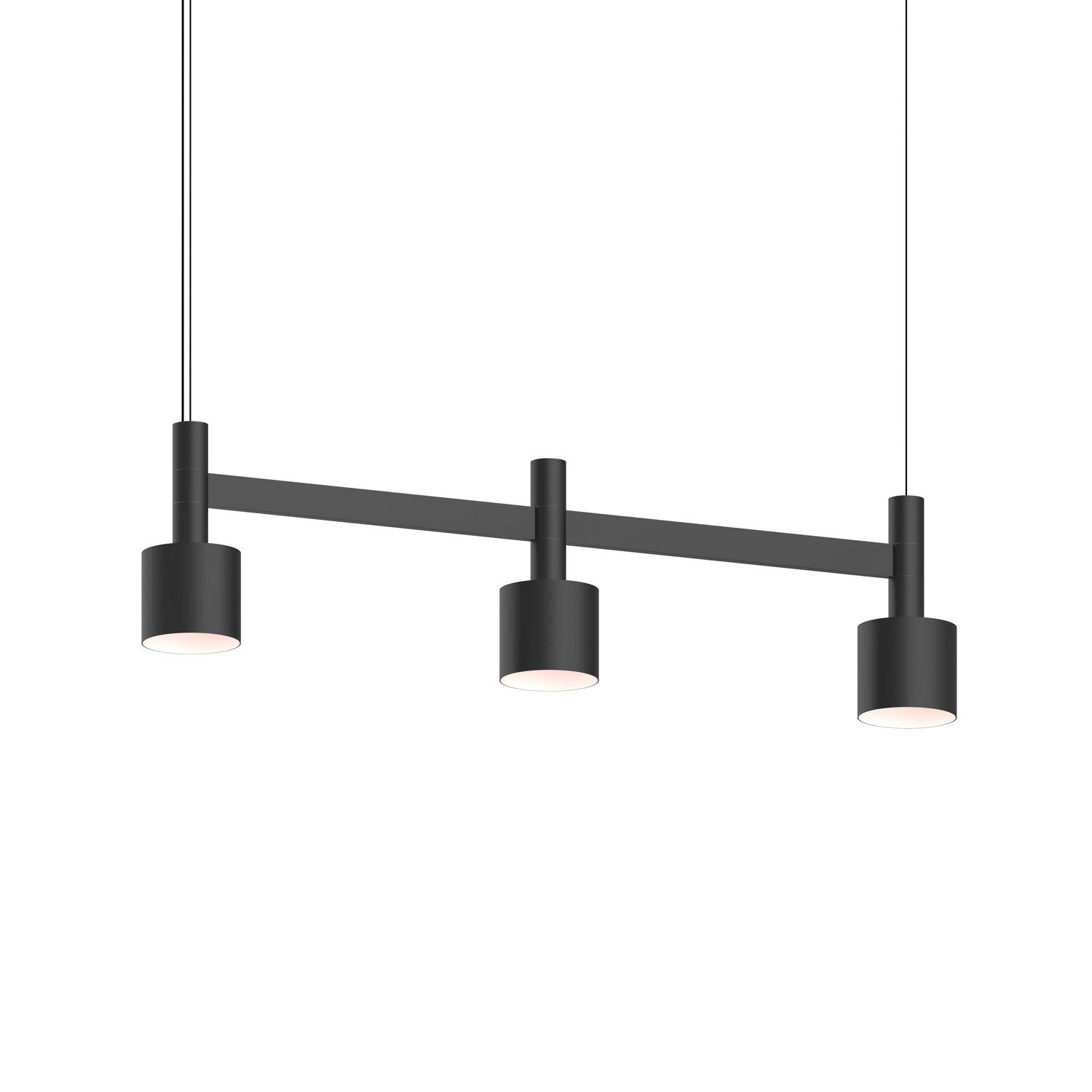 Sonneman - 1783.25-CYL - LED Linear Pendant - Systema Staccato - Satin Black