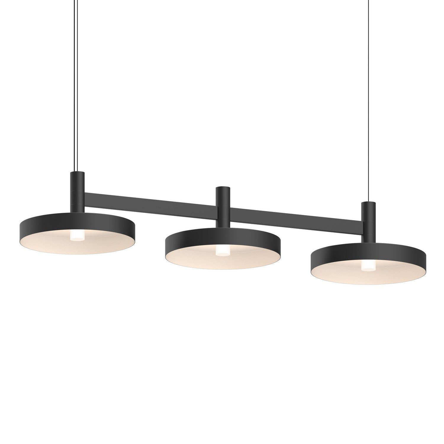 Sonneman - 1783.25-PAN - LED Linear Pendant - Systema Staccato - Satin Black