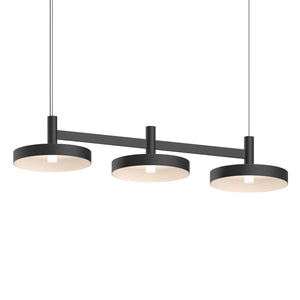 Sonneman - 1783.25-PAN - LED Linear Pendant - Systema Staccato - Satin Black