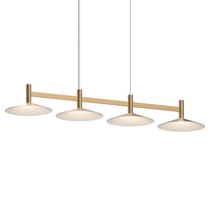 Sonneman - 1784.14-CON - LED Linear Pendant - Systema Staccato - Brass Finish