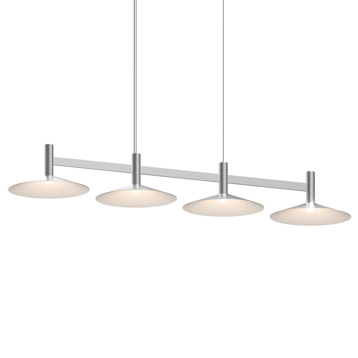 Sonneman - 1784.16-CON - LED Linear Pendant - Systema Staccato - Bright Satin Aluminum