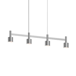 Sonneman - 1784.16-CYL - LED Linear Pendant - Systema Staccato - Bright Satin Aluminum