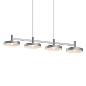 Sonneman - 1784.16-PAN - LED Linear Pendant - Systema Staccato - Bright Satin Aluminum