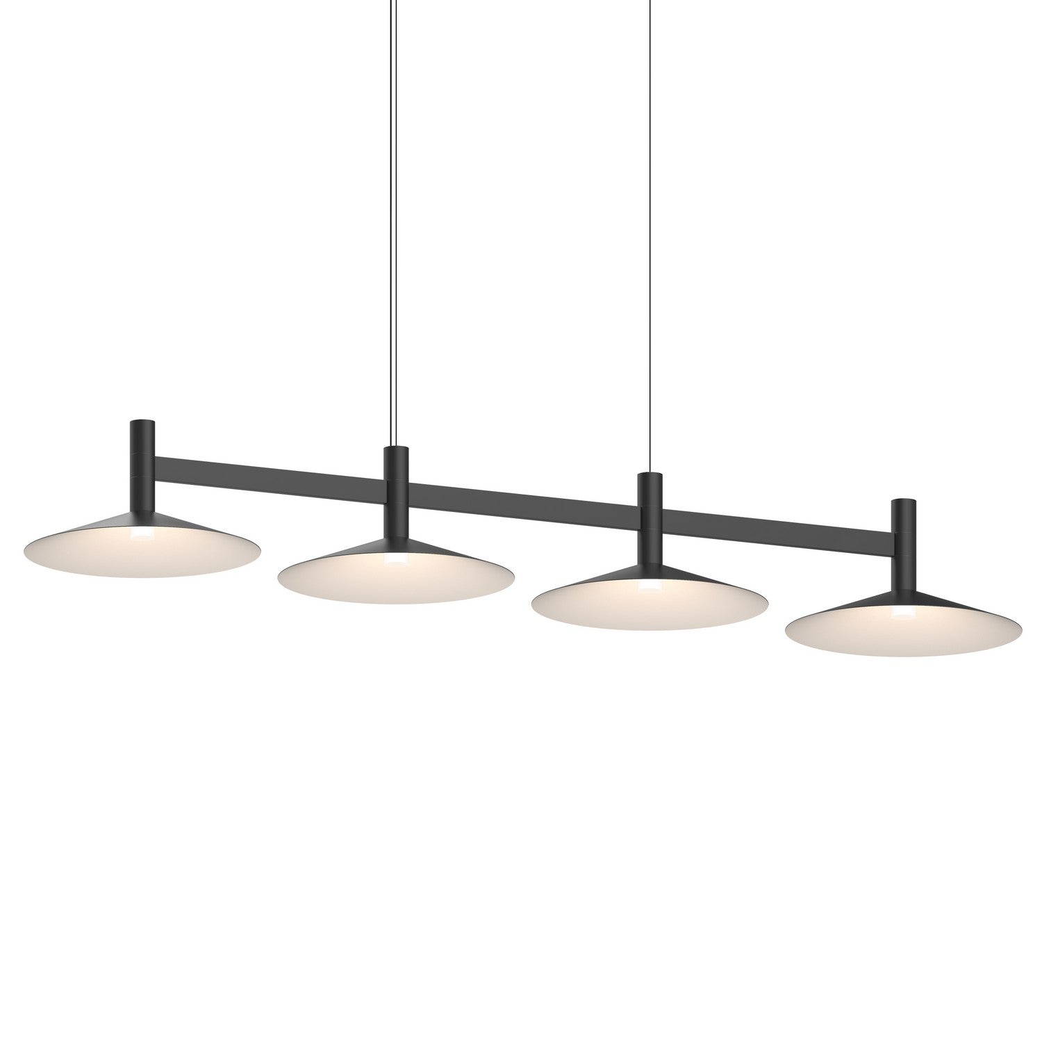 Sonneman - 1784.25-CON - LED Linear Pendant - Systema Staccato - Satin Black