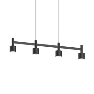 Sonneman - 1784.25-CYL - LED Linear Pendant - Systema Staccato - Satin Black