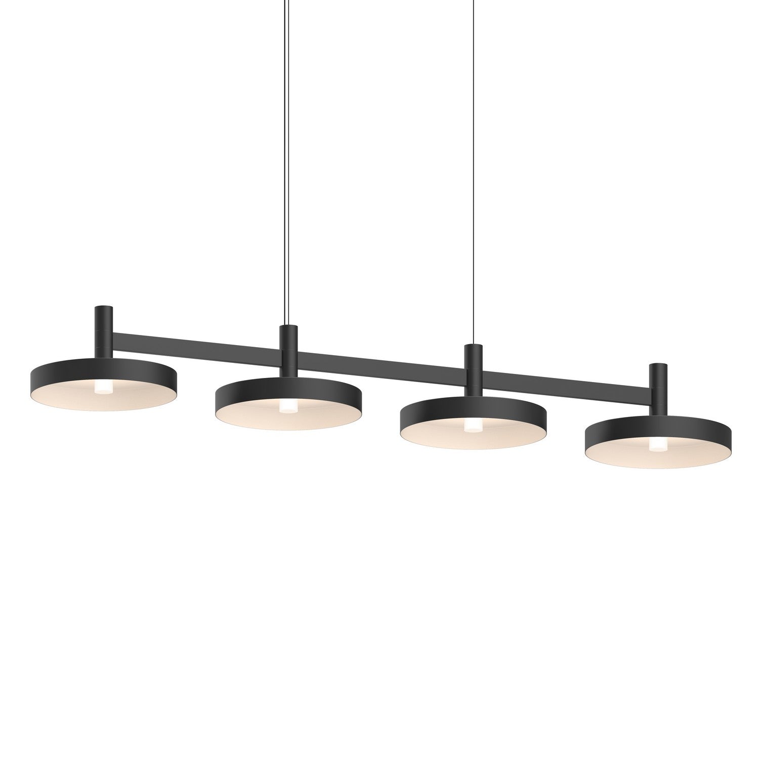 Sonneman - 1784.25-PAN - LED Linear Pendant - Systema Staccato - Satin Black