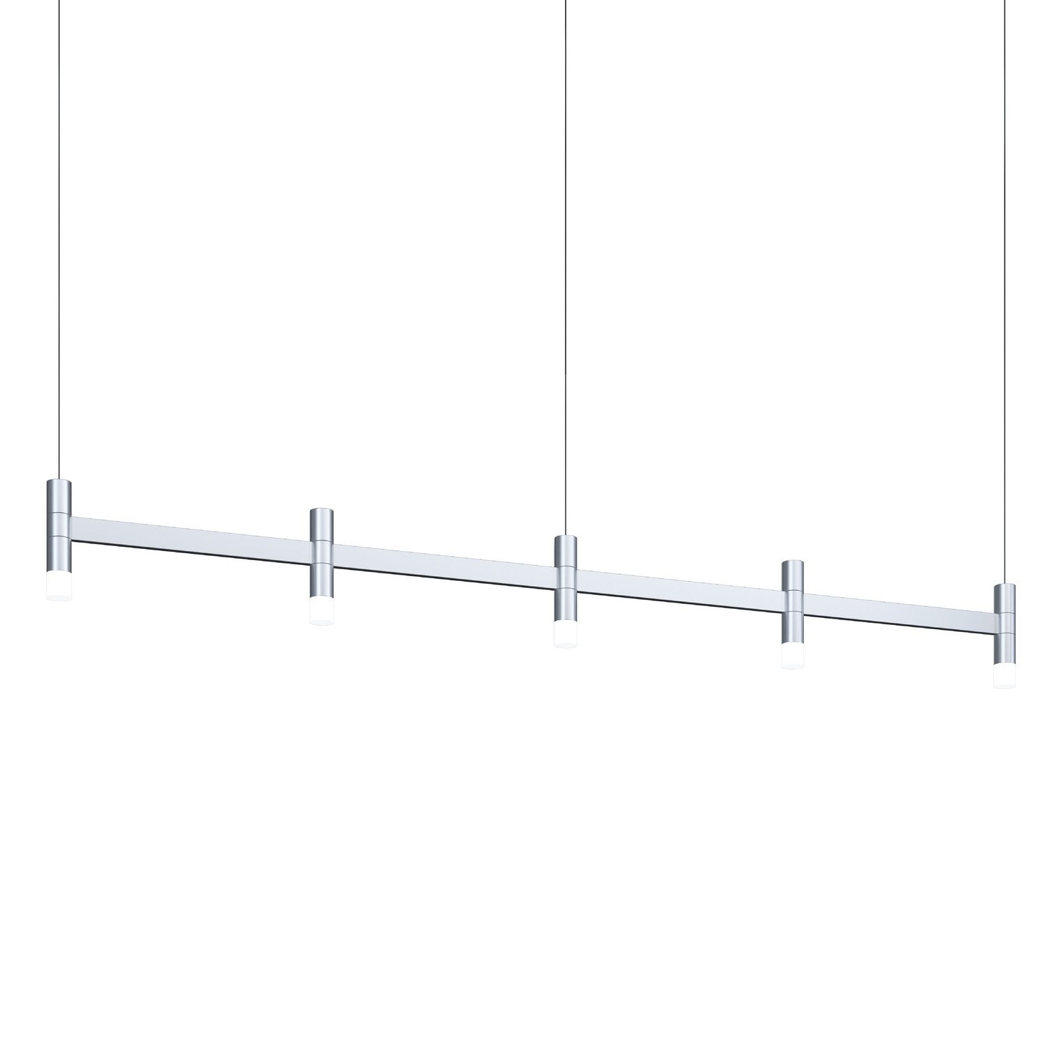 Sonneman - 1785.16 - LED Linear Pendant - Systema Staccato - Bright Satin Aluminum