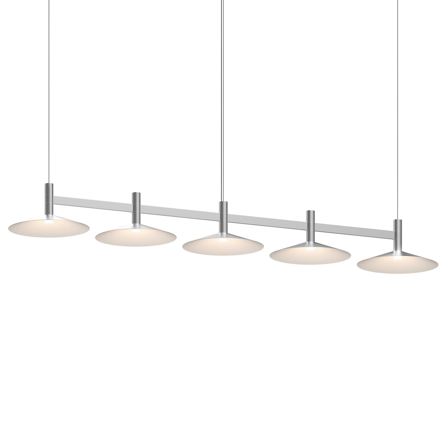 Sonneman - 1785.16-CON - LED Linear Pendant - Systema Staccato - Bright Satin Aluminum