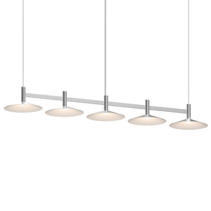 Sonneman - 1785.16-CON - LED Linear Pendant - Systema Staccato - Bright Satin Aluminum