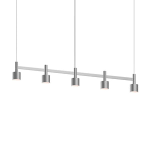 Sonneman - 1785.16-CYL - LED Linear Pendant - Systema Staccato - Bright Satin Aluminum