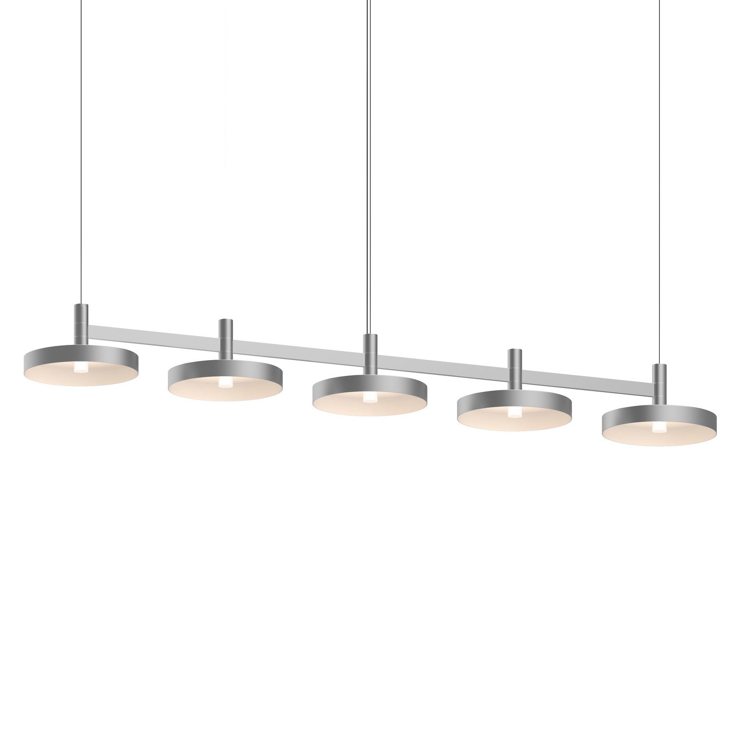 Sonneman - 1785.16-PAN - LED Linear Pendant - Systema Staccato - Bright Satin Aluminum