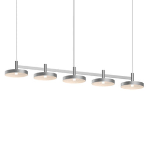 Sonneman - 1785.16-PAN - LED Linear Pendant - Systema Staccato - Bright Satin Aluminum