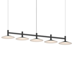 Sonneman - 1785.25-CON - LED Linear Pendant - Systema Staccato - Satin Black