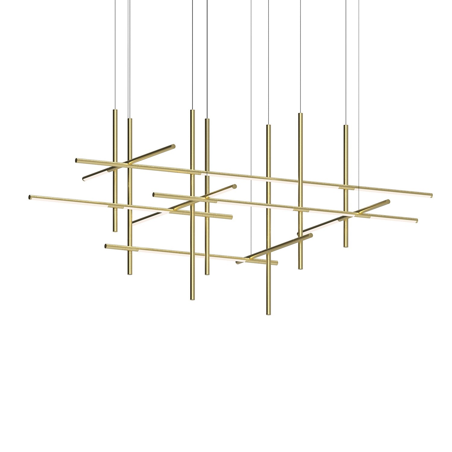 Sonneman - 2099.14 - LED Pendant - Labyrinth - Brass Finish