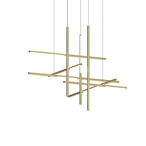 Sonneman - 2102.14 - LED Pendant - Labyrinth - Brass Finish