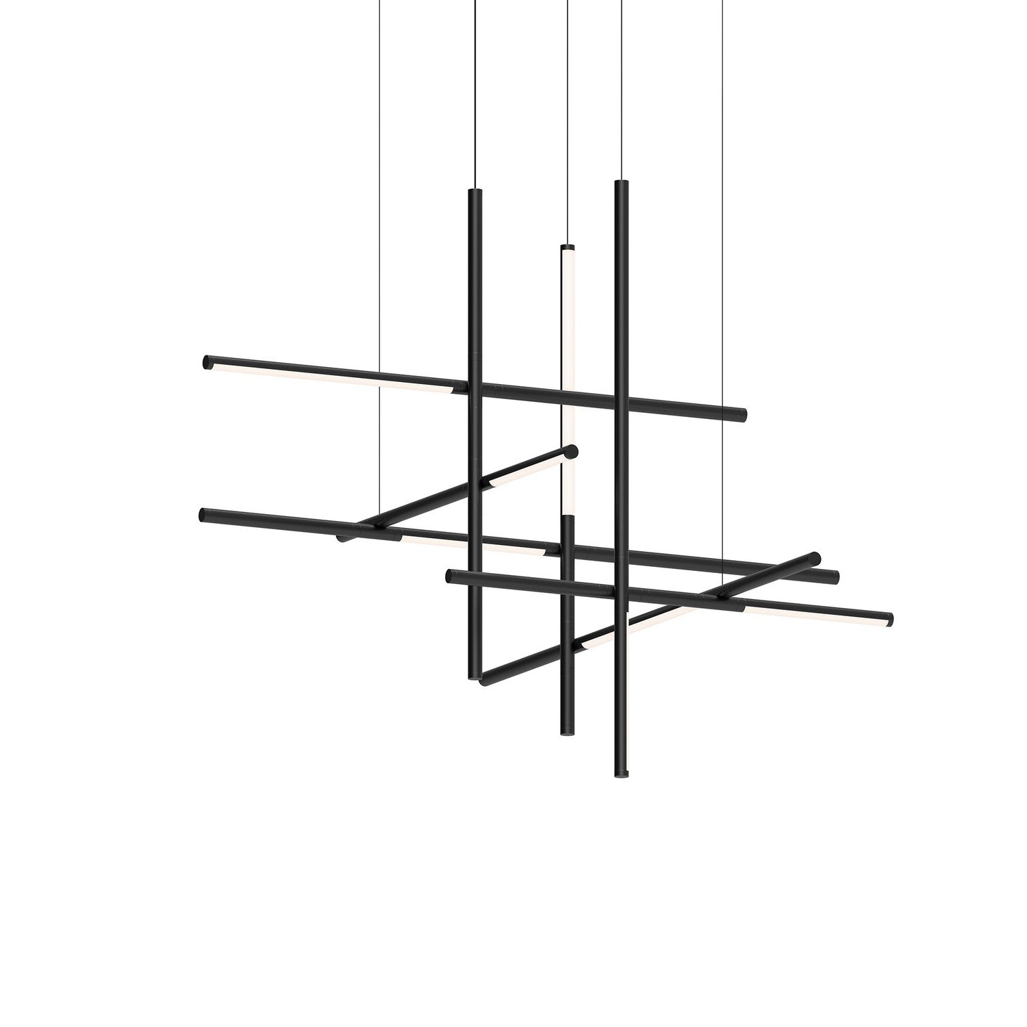 Sonneman - 2102.25 - LED Pendant - Labyrinth - Satin Black