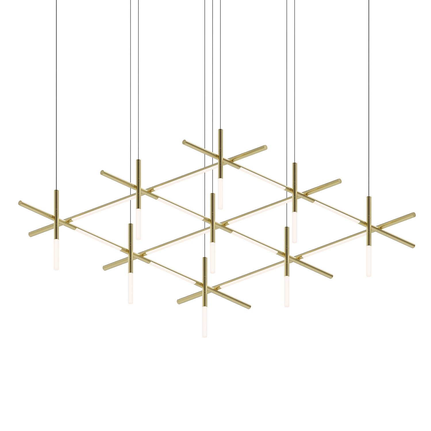 Sonneman - 2105.14 - LED Pendant - Labyrinth - Brass Finish