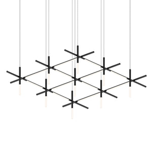 Sonneman - 2105.25 - LED Pendant - Labyrinth - Satin Black