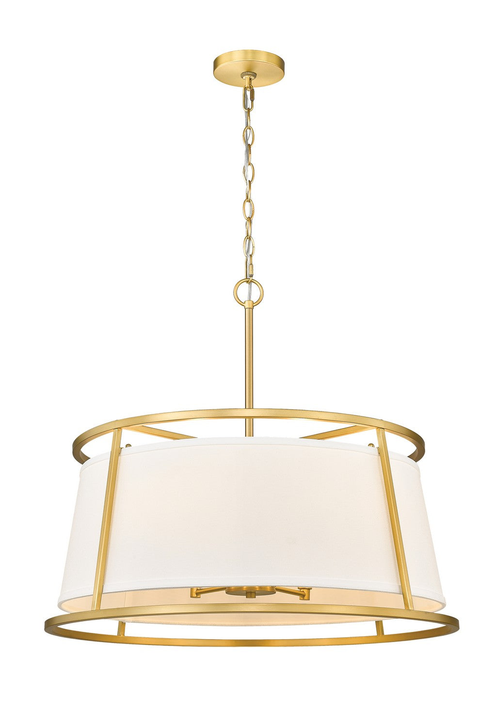 Z-Lite - 1935-26RB - Six Light Chandelier - Lenyx Pendant - Rubbed Brass