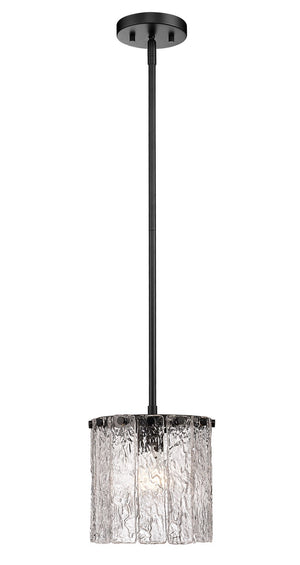 Z-Lite - 1943P8-MB - One Light Pendant - Glacier - Matte Black